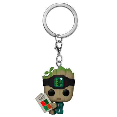 Llavero Pocket POP Marvel I am Groot - Groot with Onesie